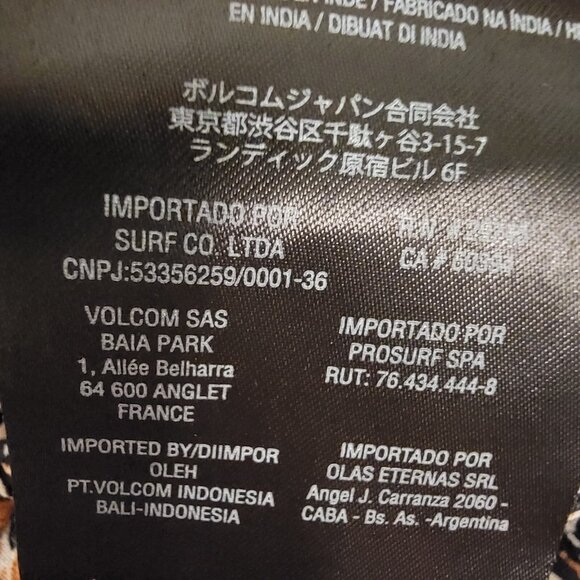 Volcom Sheer Leopard Print Crop Top True To This Long Sleeve Womens Size XS - Picture 6 of 10